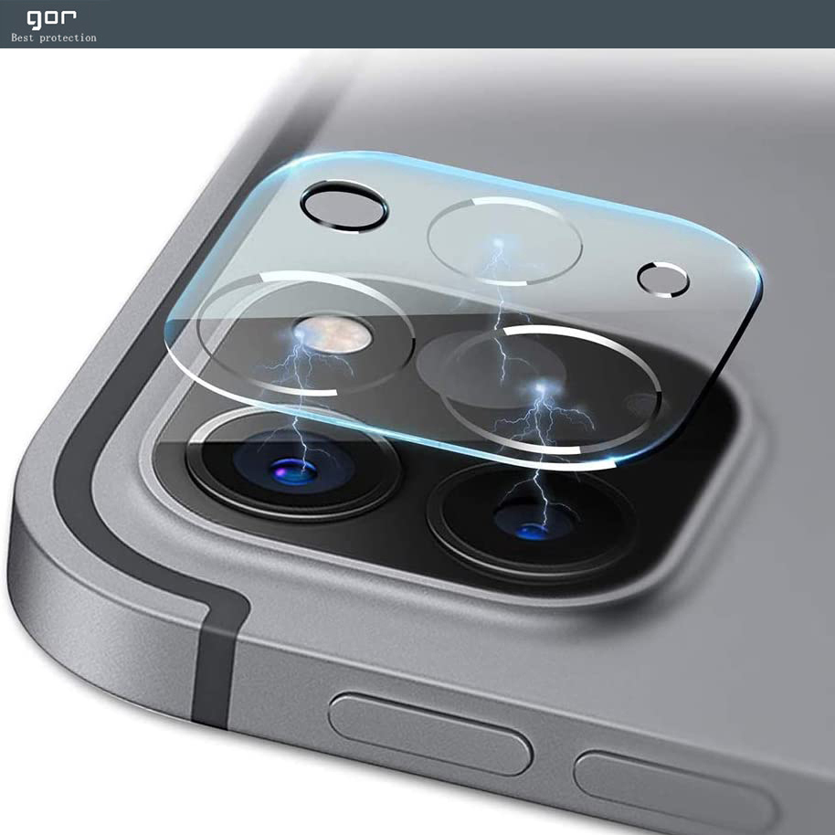 Miếng Dán Kính Cường Lực Camera chống trầy GOR cho iPad Pro 11 inch / iPad Pro 12.9 inch 2020 & 2021 (Bộ 2 Miếng) - Hàng Nhập Khẩu