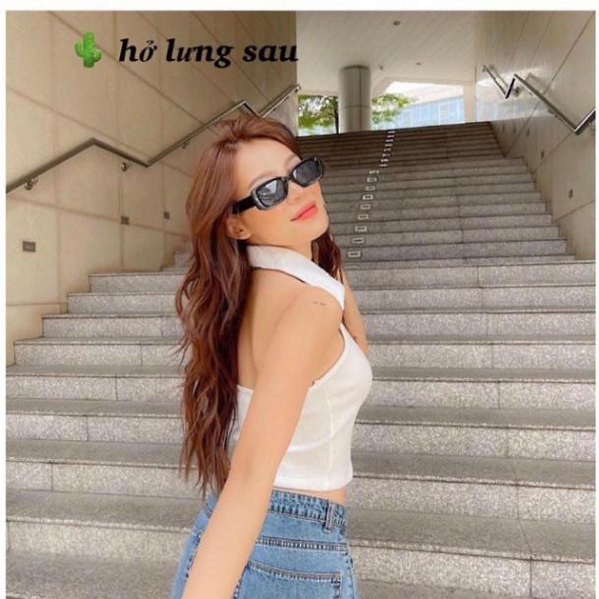 Áo yếm nữ hở lưng nhiều màu cho nữ đi chơi đi tiệc xinh xắn aloha