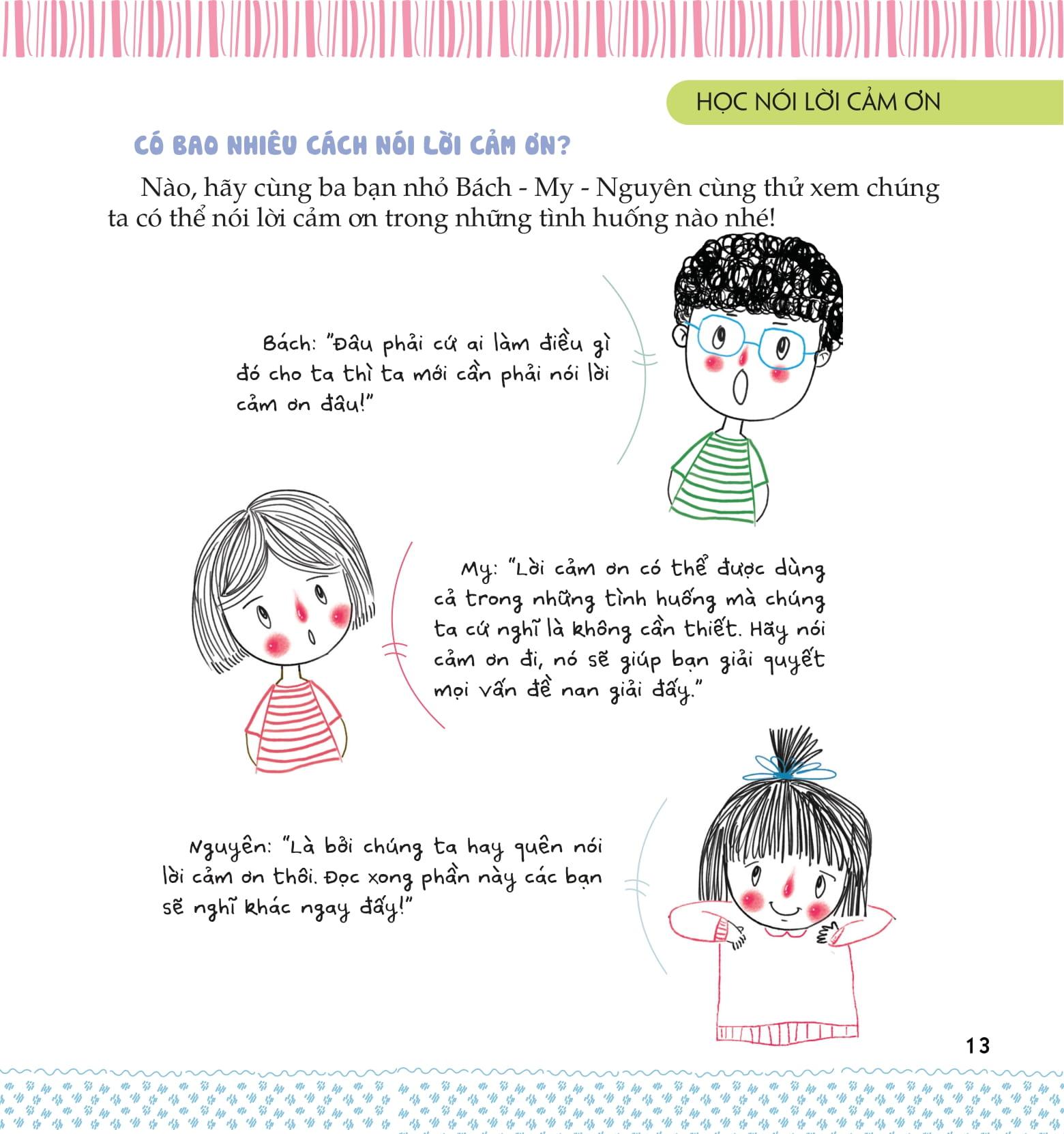 Kỹ Năng Sống Dành Cho Học Sinh - Học Nói Lời Cảm Ơn (Tái Bản)