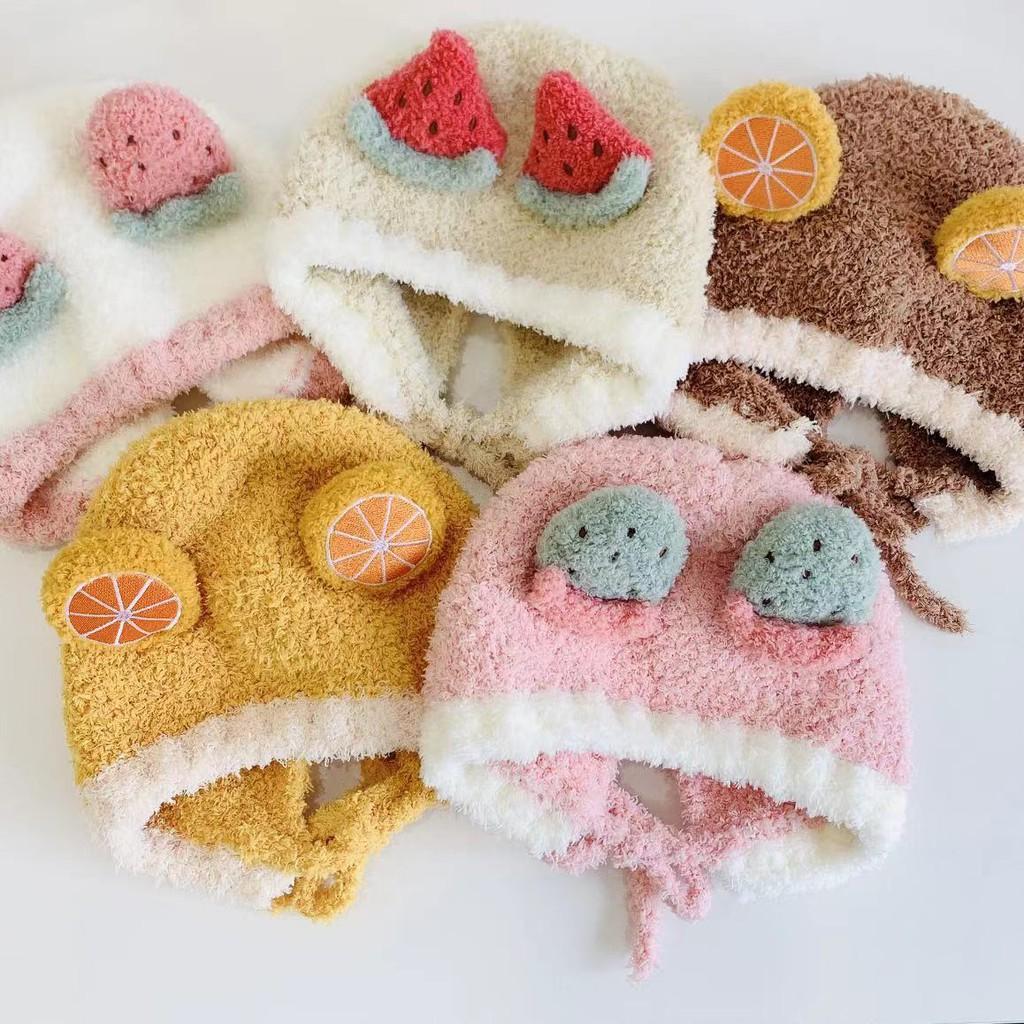 Mũ len hoa quả cực đẹp và cute cho bé từ 3 tháng đến 24 tháng