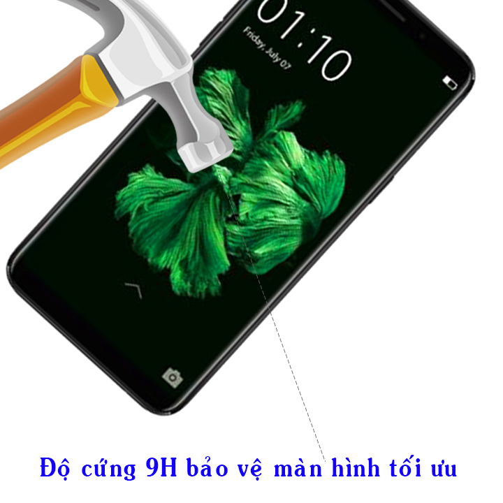 Kính Cường Lực Cho Oppo F5 - Full Màn Hình - Màu Đen - Hàng Chính Hãng