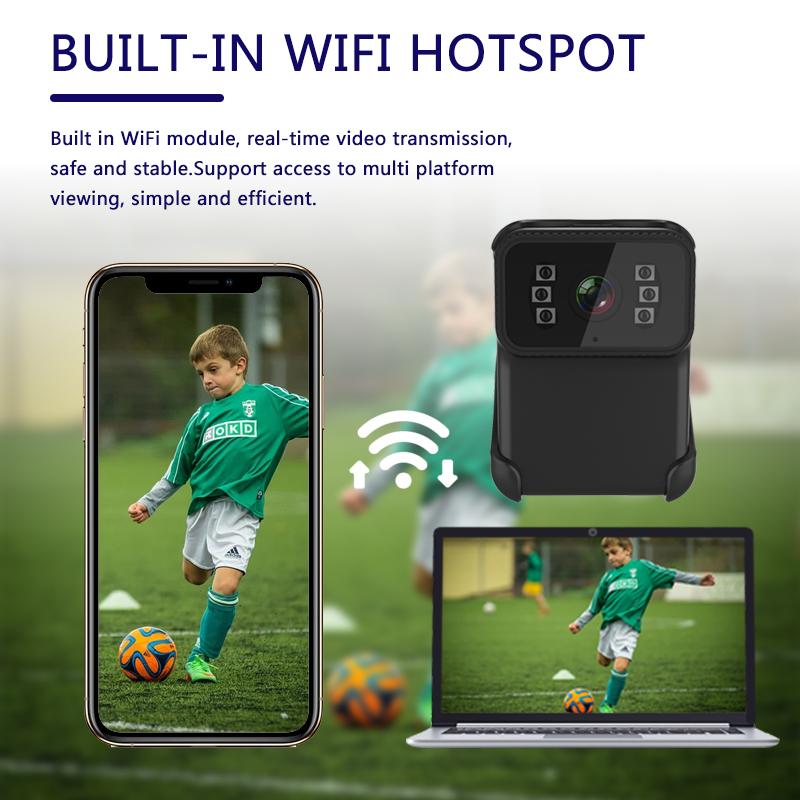 Mini Wifi Recorder Waterproof Micro Action Cam Video Camera Wireless Recorder Camera 1080P HD Support Night Vision WIFI Hotspot