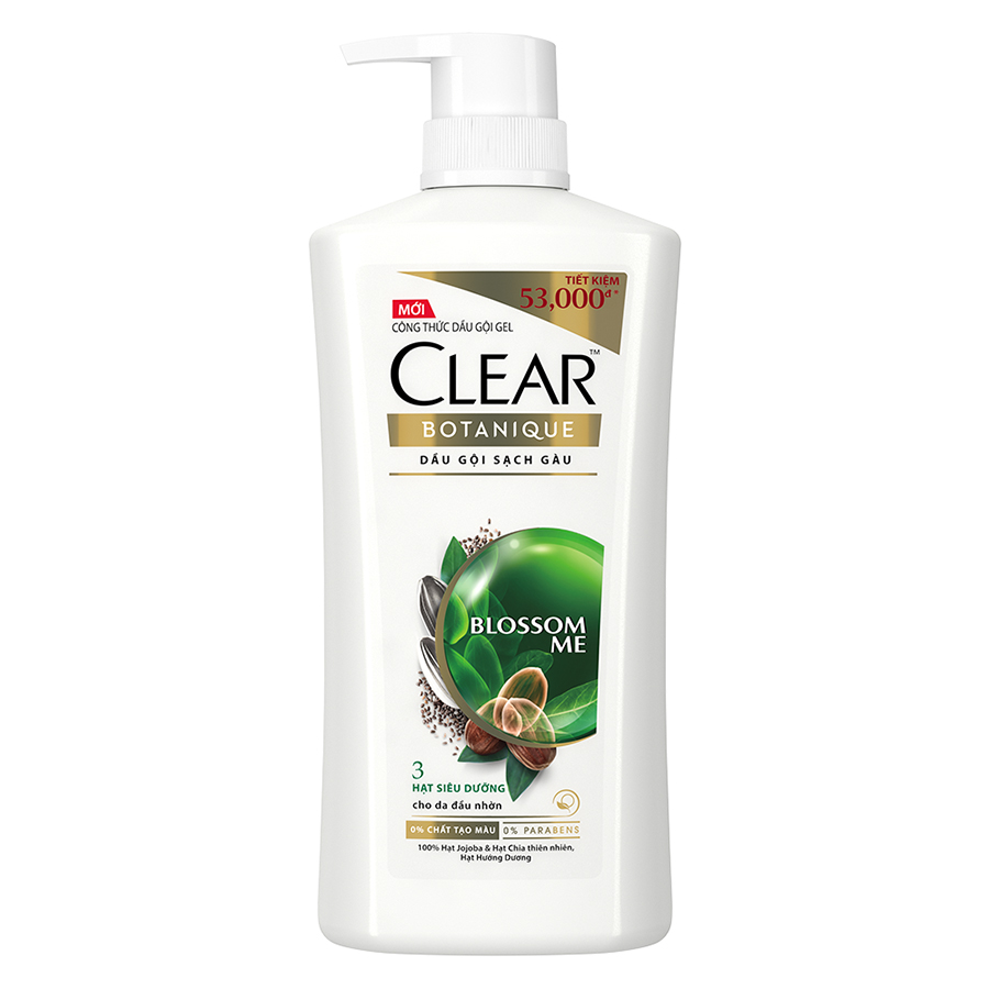 Dầu Gội Sạch Gàu Clear Botanique (630g)