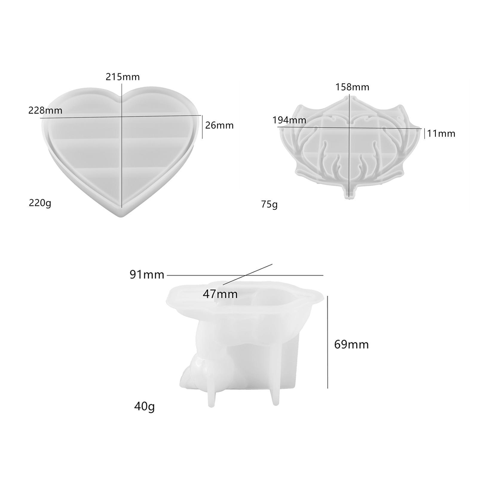 Epoxy Resin Jewelry Display Rack Silicone Jewelry Tray for Decor
