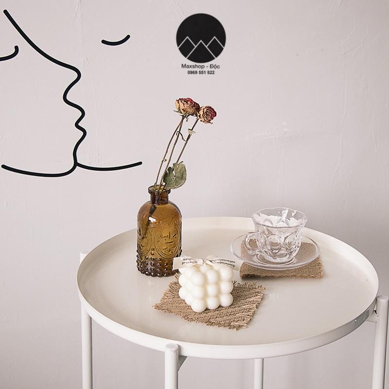 Decor phụ kiện chụp ảnh, miếng vải sợi đay decor chụp son, chụp ảnh mỹ phẩm, chụp hình nước hoa, chụp trang sức vintage
