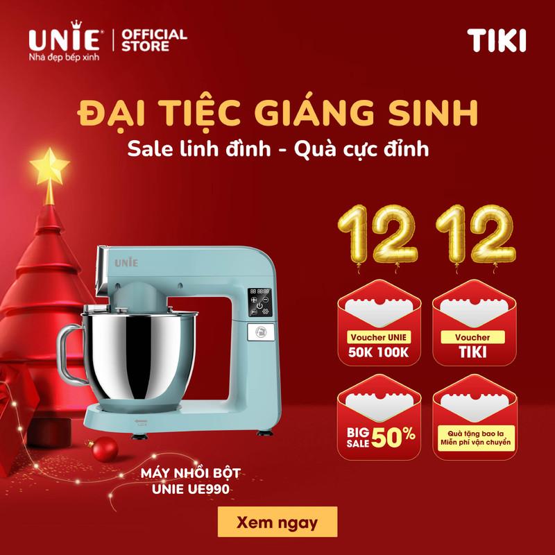 Máy nhồi bột trộn bột đánh trứng Unie UE-990 dung tích 6.5L - Hàng chính hãng