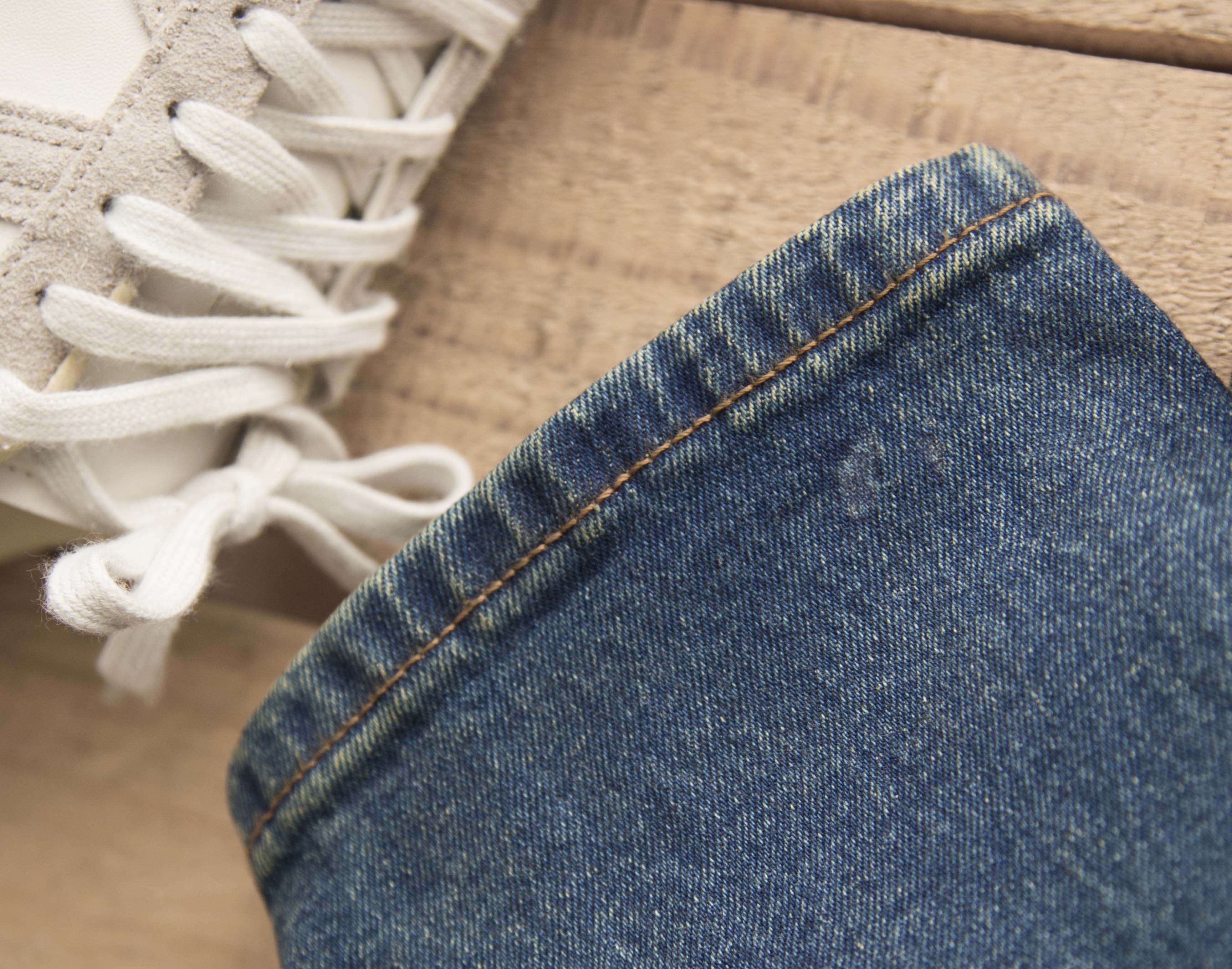 [CHÍNH HÃNG] Quần Jean nam vải Denim co giãn nhẹ form Slim ống đứng | quần nam jean xanh đậm - LAB220904