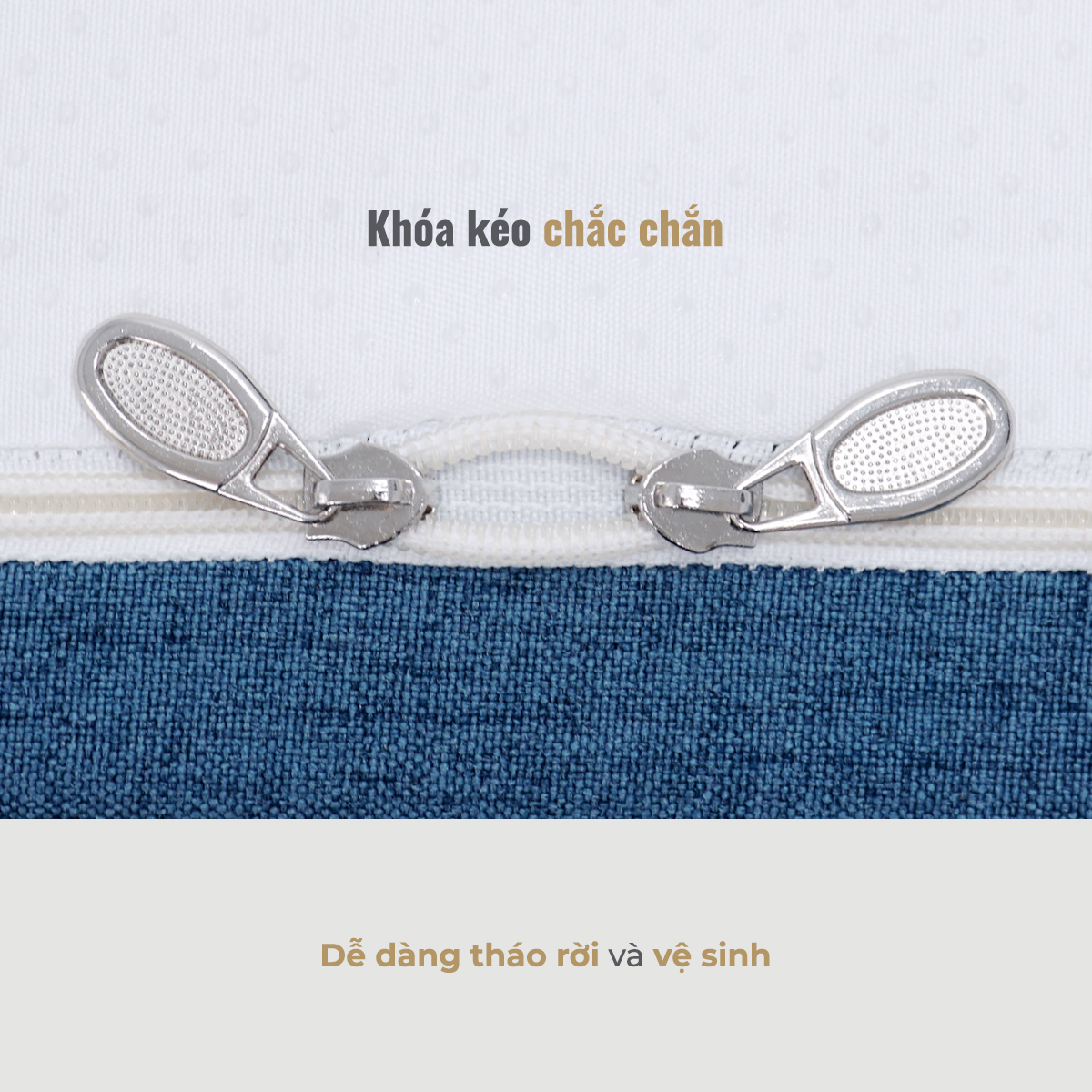 Nệm Foam Phân Vùng Thuần Việt 3'zone Felix - Miễn Phí Vận Chuyển, Bảo Hành 12 Năm, Trả Góp 0%