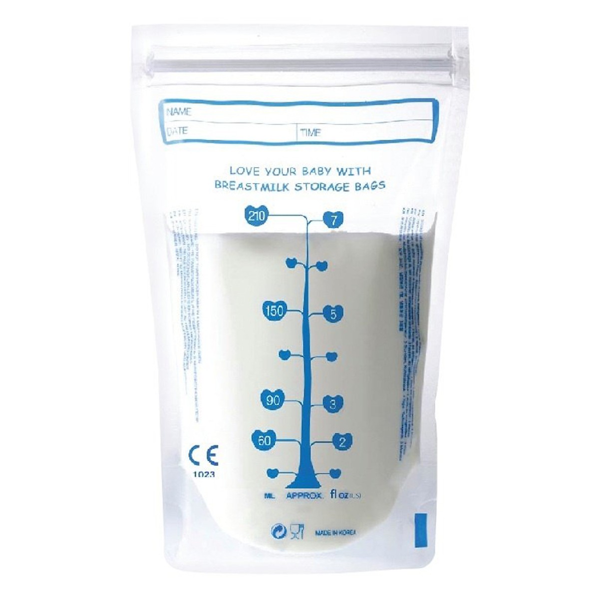Túi Đựng Sữa Mẹ (Trữ Sữa Mẹ) Unimom Compact Không Có BPA UM870251 210ml (30 Túi/Hộp)