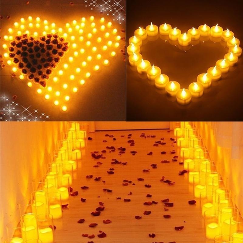 Đèn LED giả nến chạy pin thiết kế sống động và sáng tạo
