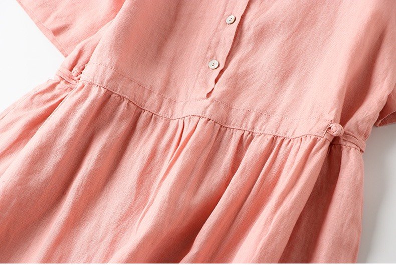 Đầm nữ suông chất linen mềm mát , có dây rút eo kèm túi 2 bên hông dễ mặc , phù hợp với mọi dáng Da215