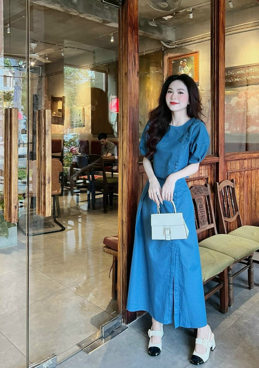 SET JEAN CÚC BỌC HÀNG QC LOẠI 1 KIỂU DÁNG TRẺ TRUNG NĂNG ĐỘNG SANG CHẢNH, SET 2 MÓN CHẤT JEAN CỨNG