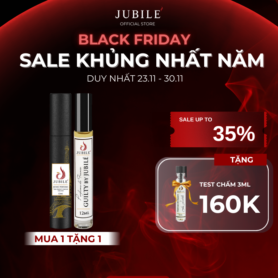 Allure by Jubilé - Tinh dầu nước hoa Pháp Nam Dạng lăn 12ml Thơm Lâu, Sang Trọng, Đẳng Cấp