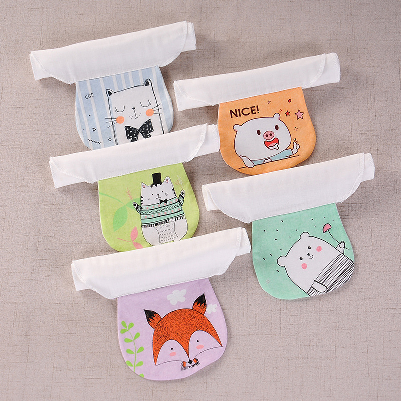 Set 2 Khăn Cotton Thấm Mồ Hôi Lưng Cho Bé