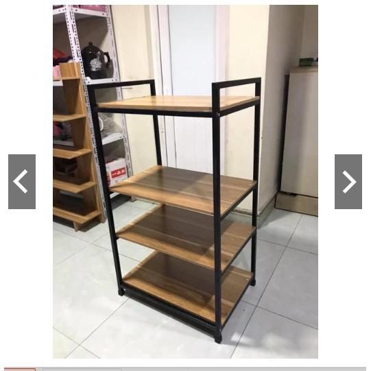 Kệ Lò Vi Sóng 4 Tầng Khung Sắt - Kệ Bếp Đa Năng