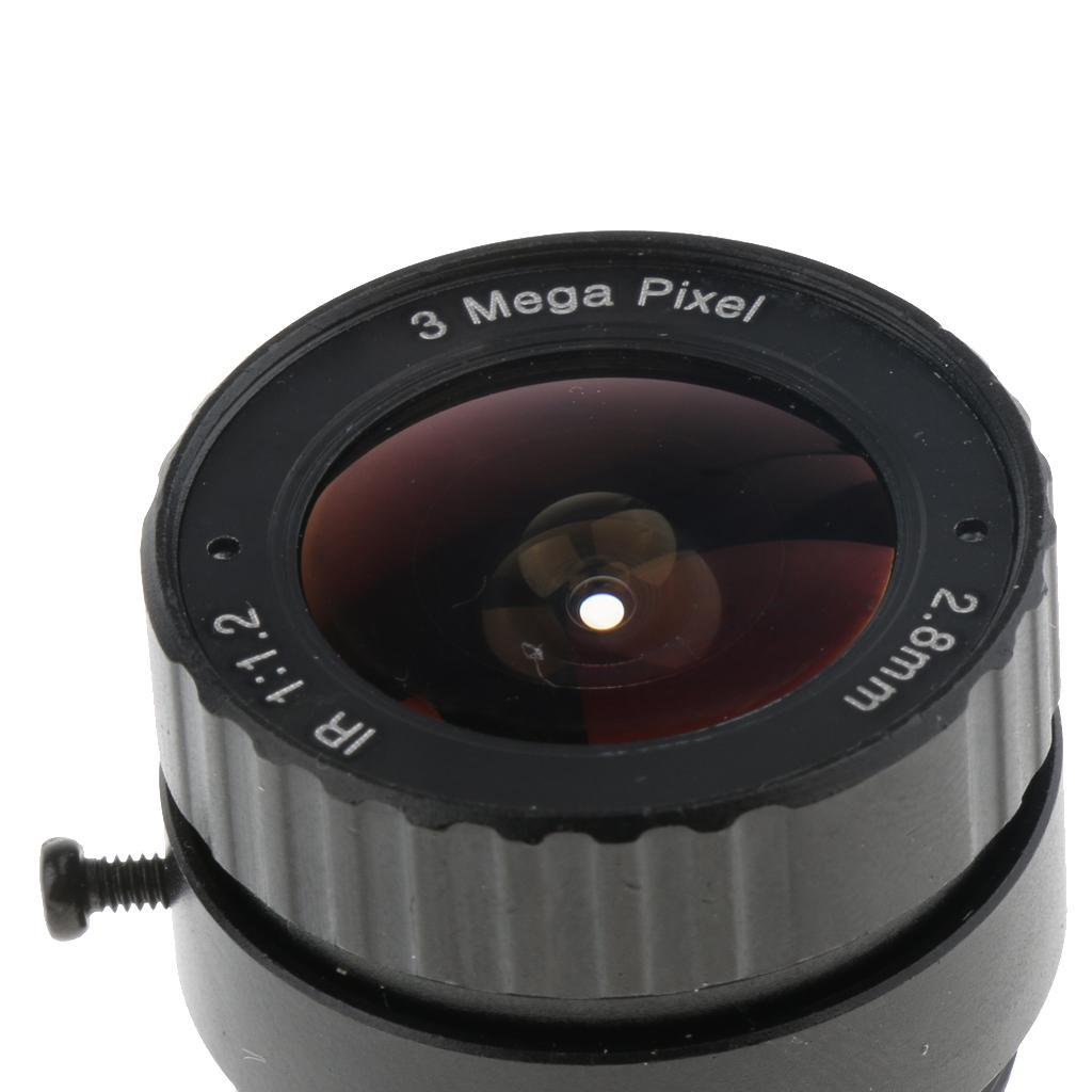1/3' 2.8mm 2 CS Mount IR Fixed Iris Lens for Security Cameras