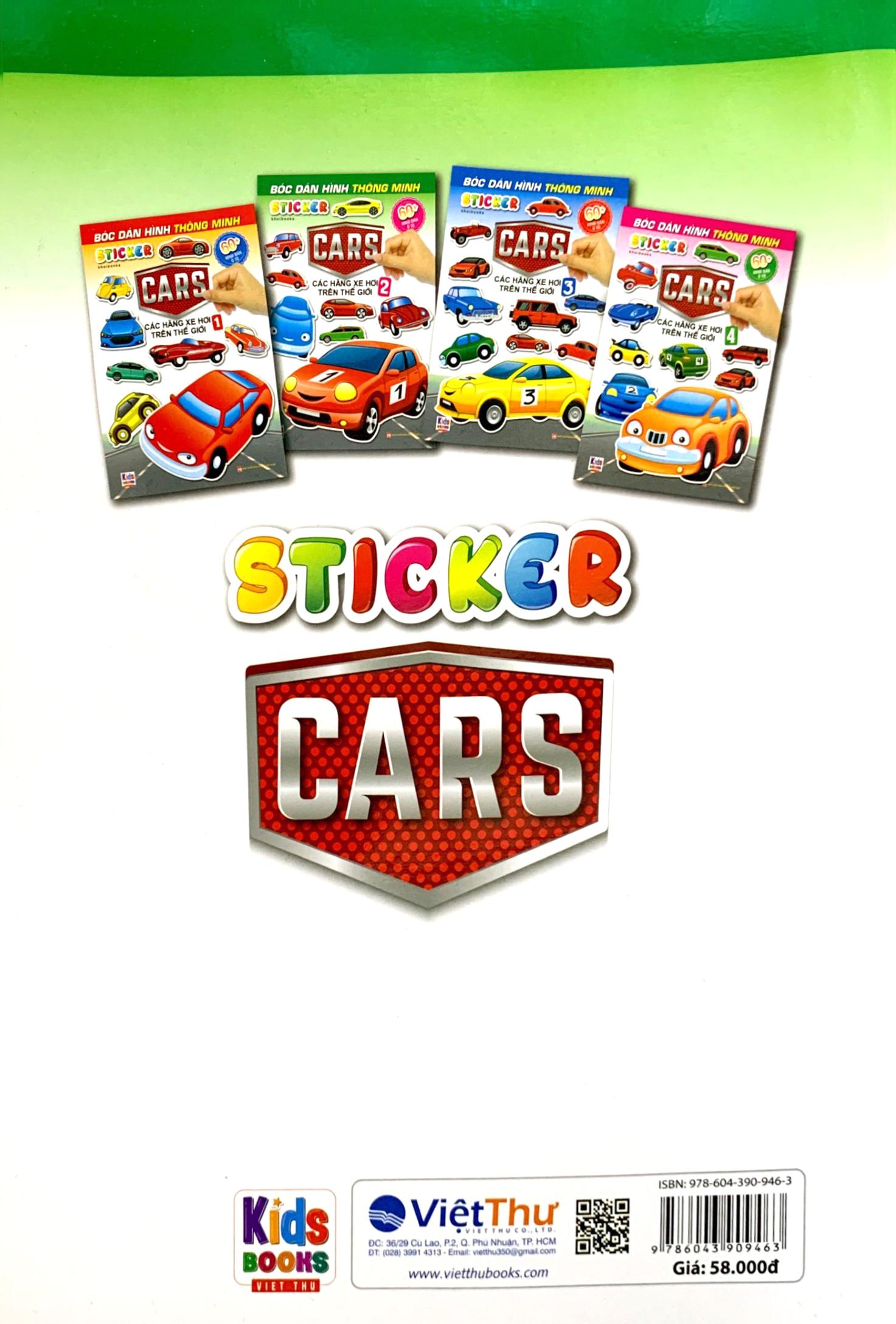 Sticker Bóc Dán Hình Thông Minh - Car - Các Hãng Xe Trên Thế Giới 2