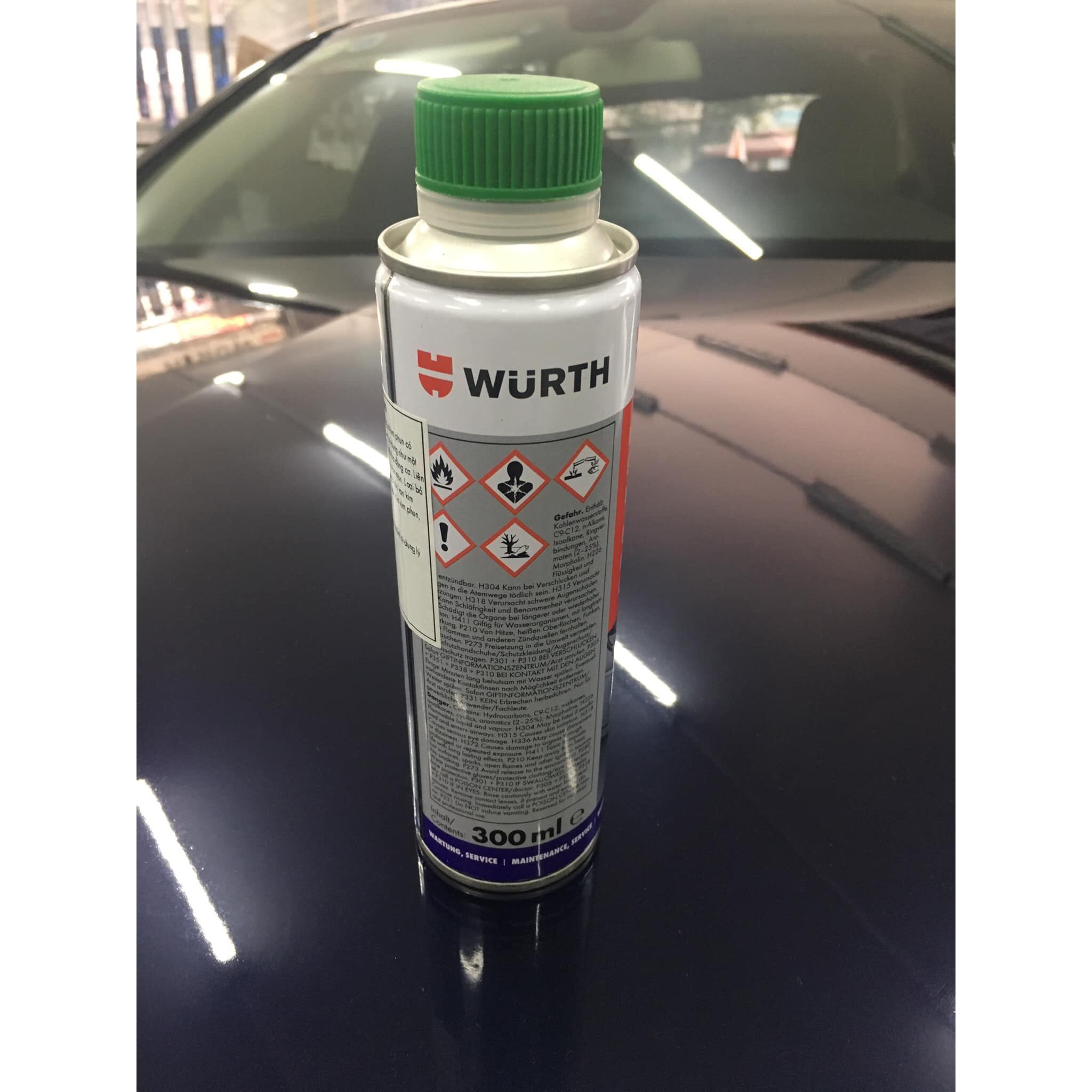 Phụ gia súc béc xăng Wurth Petrol Injection System Cleaner 5861111300 (300ml)