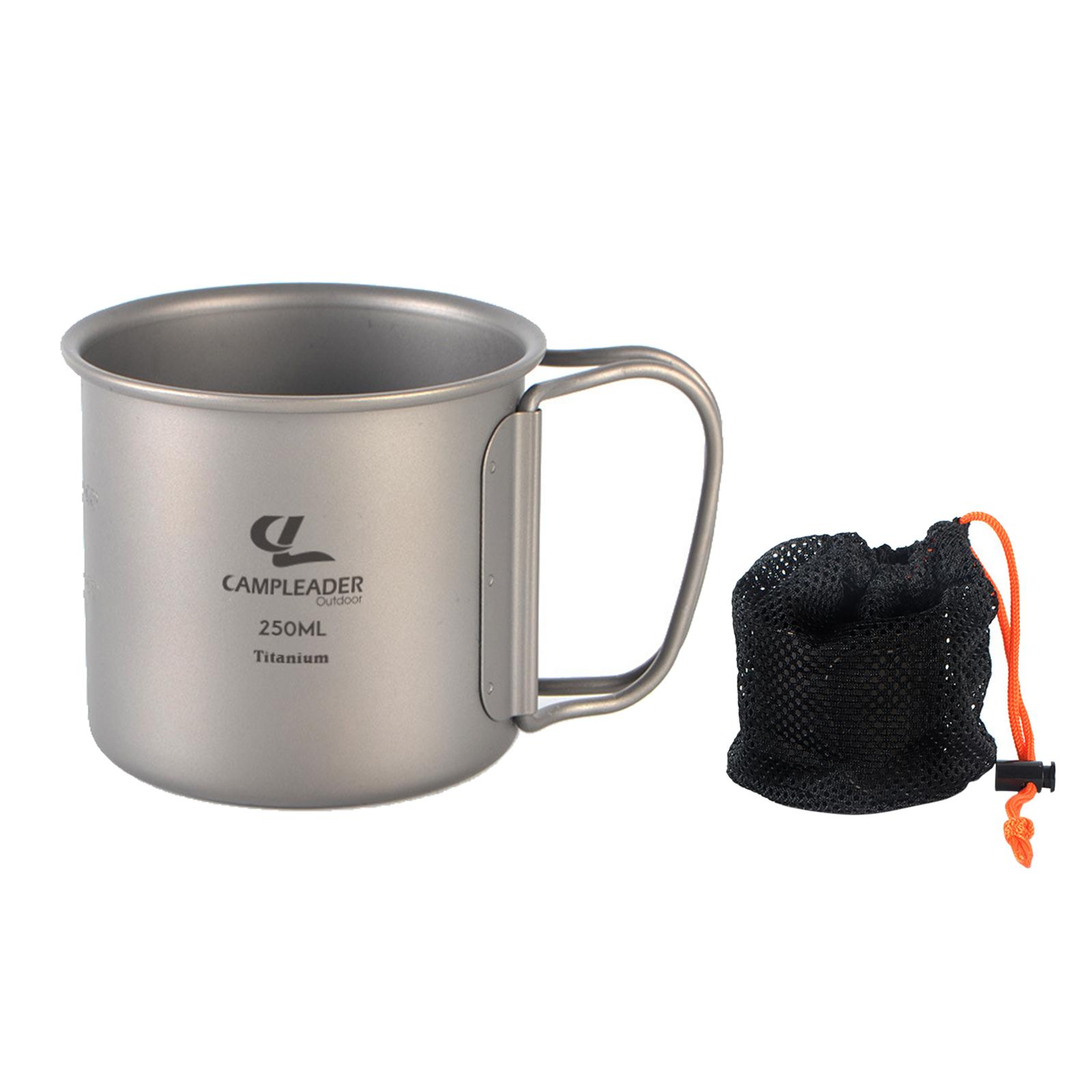 Collapsible Handle Camping Mug Water Cup Portable Water Mug Drinking Cup