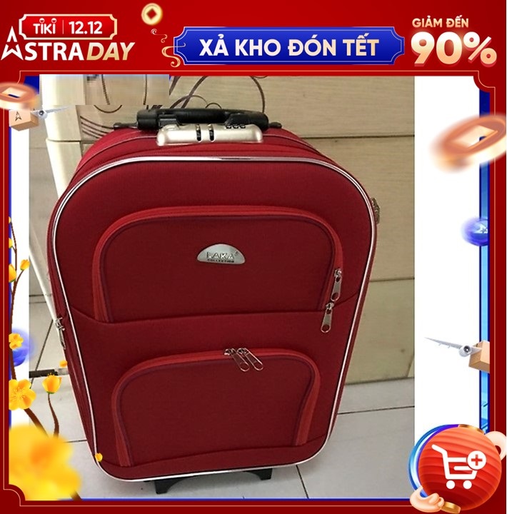 Vali du lịch kéo tay TN 24 inch Đỏ