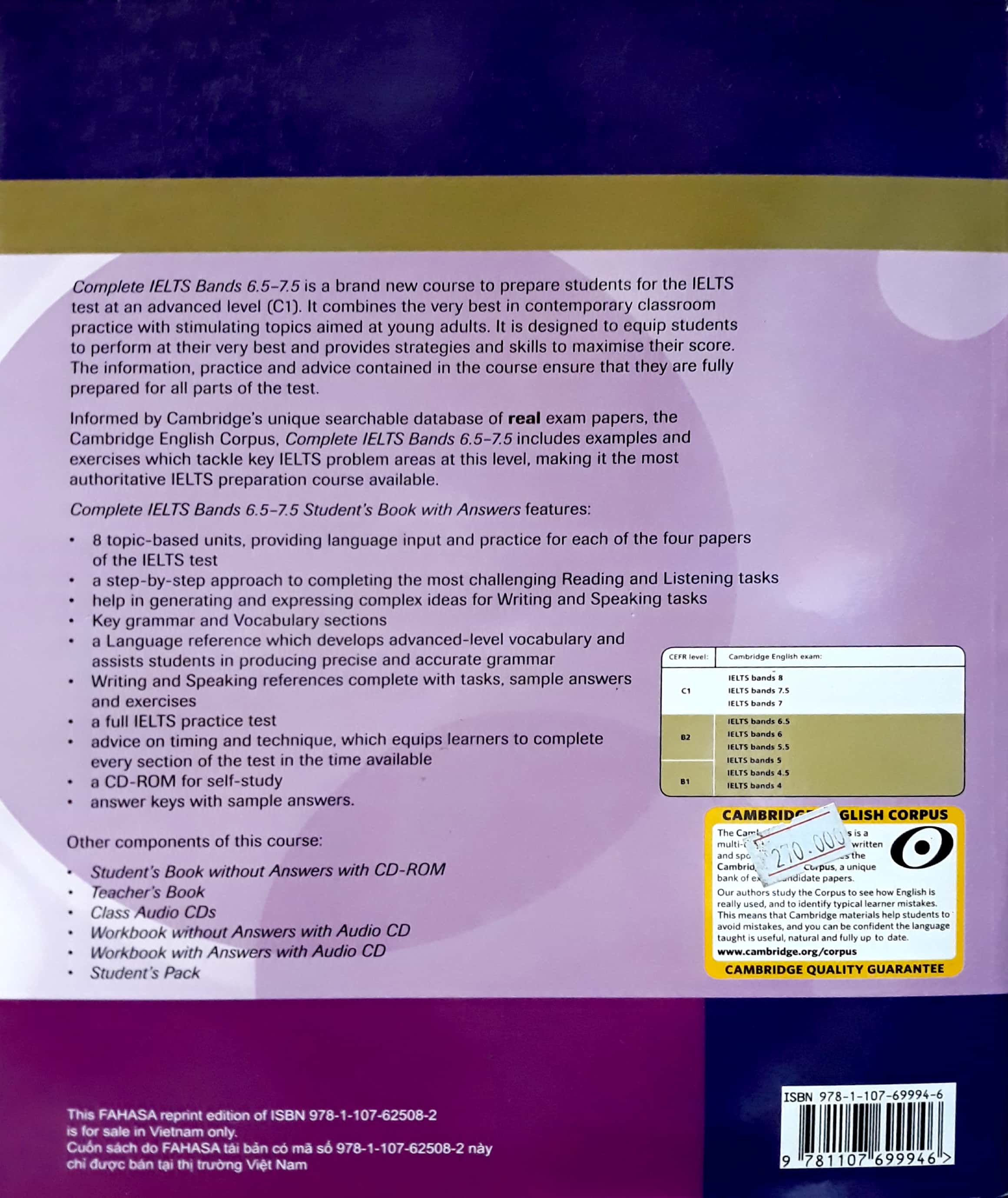 Complete IELTS Bands 6.5-7.5 (C1) SB with Answer & CD-ROM