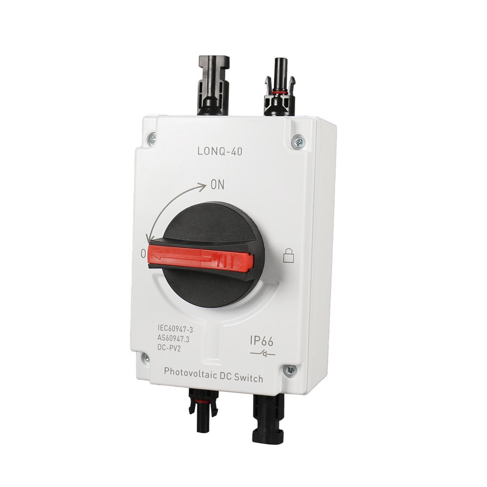 32A 4P PV Direct Current Disconnect Switch Outdoor Dustproof and Waterproof Transfer Switch IP66 Photovoltaic Direct Current Switch