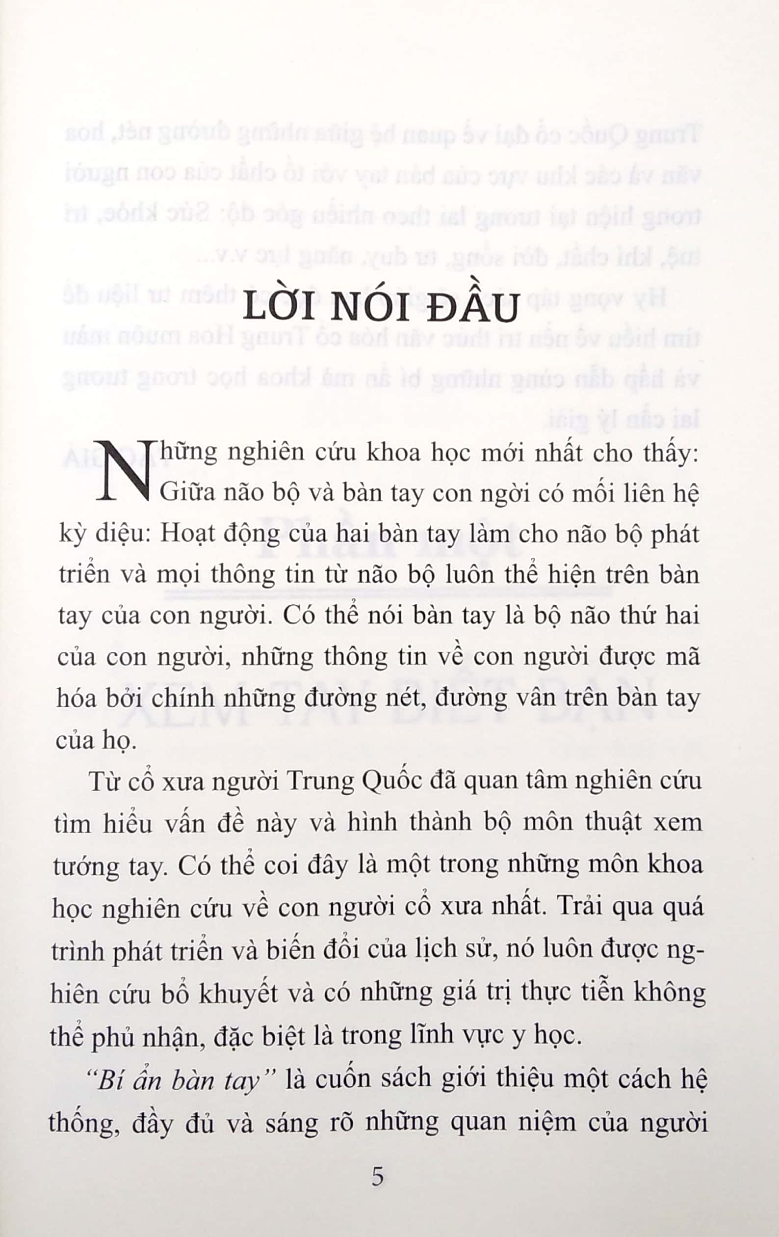 Bí Ẩn Bàn Tay (Tái Bản)