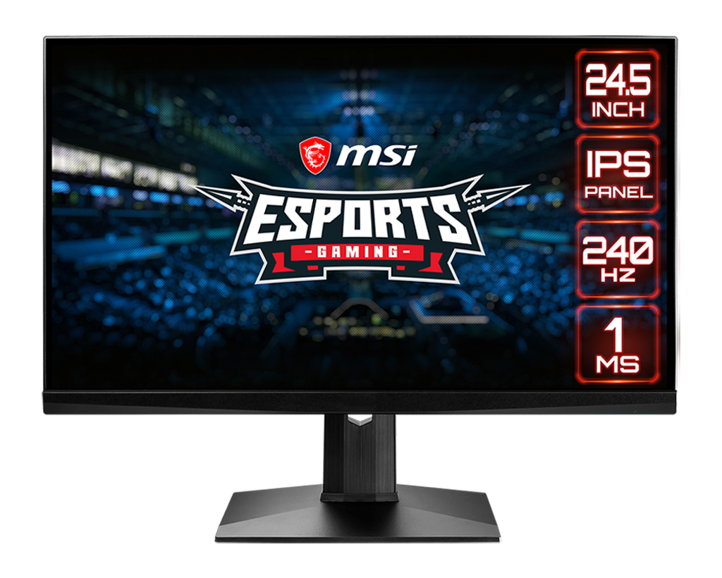 Màn hình Gaming MSI Optix MAG251RX 25 Inch (FHD/240Hz/1ms/G-Sync/USB-C) - Hàng chính hãng