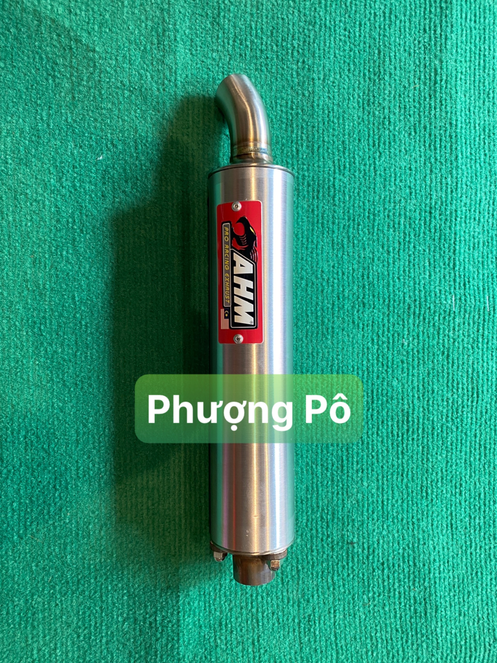 Pô lon tăng 2 thì AHM Malaysia cho Suzuki Sport RGV/ RGX/ SATRIA / NOVA Dash-Tena/ YaZ125
