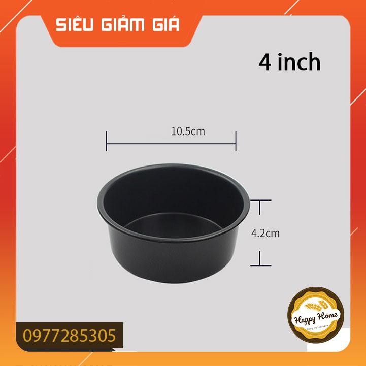 Khuôn tròn đáy liền chống dính 4/5/6 INCH