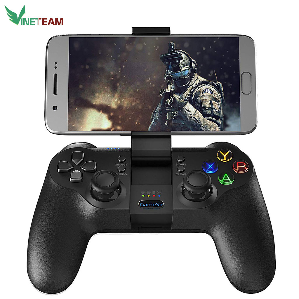 Tay cầm chơi game không dây Gamesir T1S cho điện thoại thông minh Android IOS máy tính bảng máy tính - hàng nhập khẩu