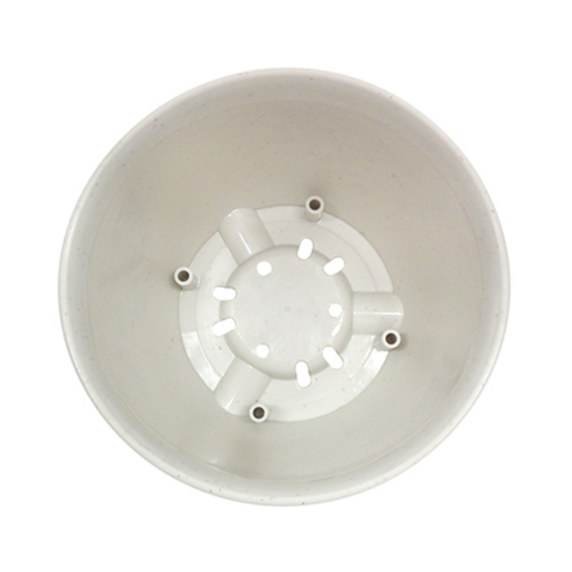 Combo Chậu hoa tròn màu trắng 24cm + Chậu hoa màu trắng có dây treo 20cm nội địa Nhật Bản