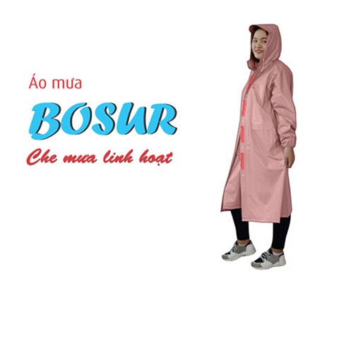 Áo mưa Rando Bosur che mưa linh hoạt giúp che chở cho người thân yêu của bạn. GIAO MÀU NGẪU NHIÊN