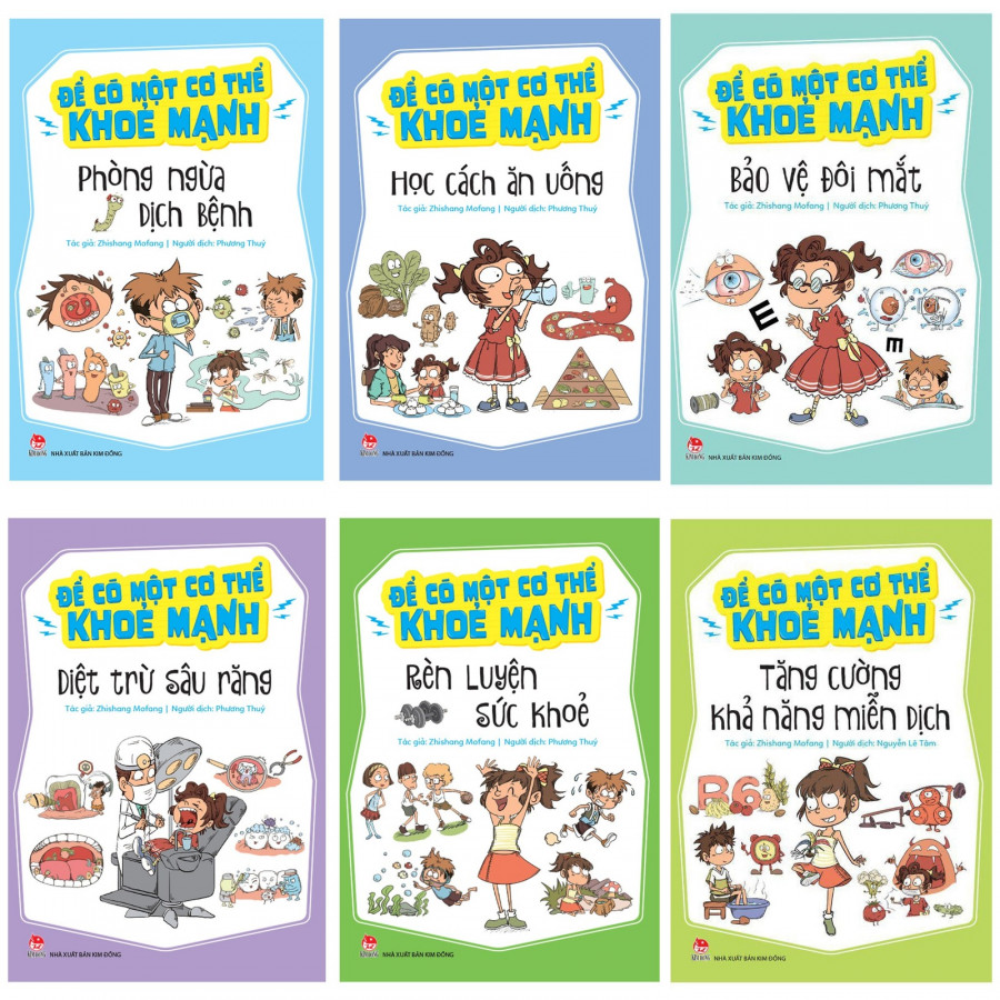 Combo Bách Khoa Zhishang Mofang Để Có Một Cơ Thể Khỏe Mạnh: Rèn Luyện Sức Khỏe + Phòng Ngừa Dịch Bệnh + Diệt Trừ Sâu Răng + Học Cách Ăn Uống + Tăng Cường Khả Năng Miễn Dịch + Bảo Vệ Đôi Mắt