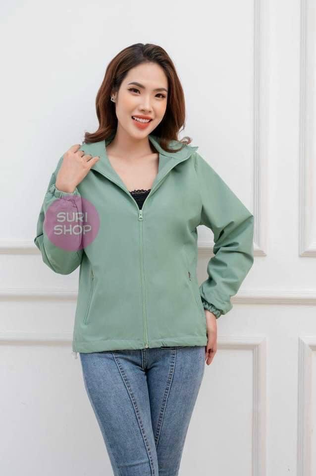 ÁO GIÓ NỮ 2 LỚP LƯỚI VẢI GIÓ CHỐNG THỐNG NƯỚC