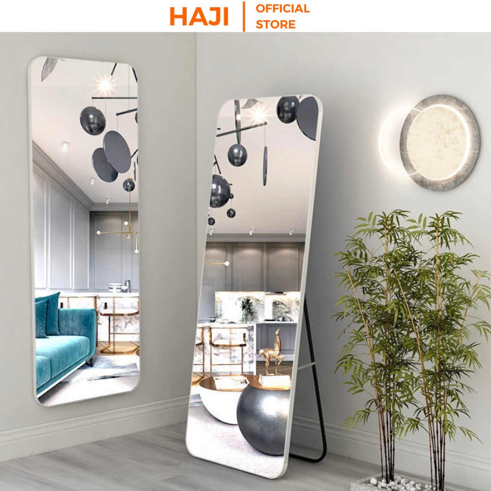 Gương soi toàn thân di động cao cấp chống vỡ decor không gian xinh xắn thương hiệu HAJI NA01