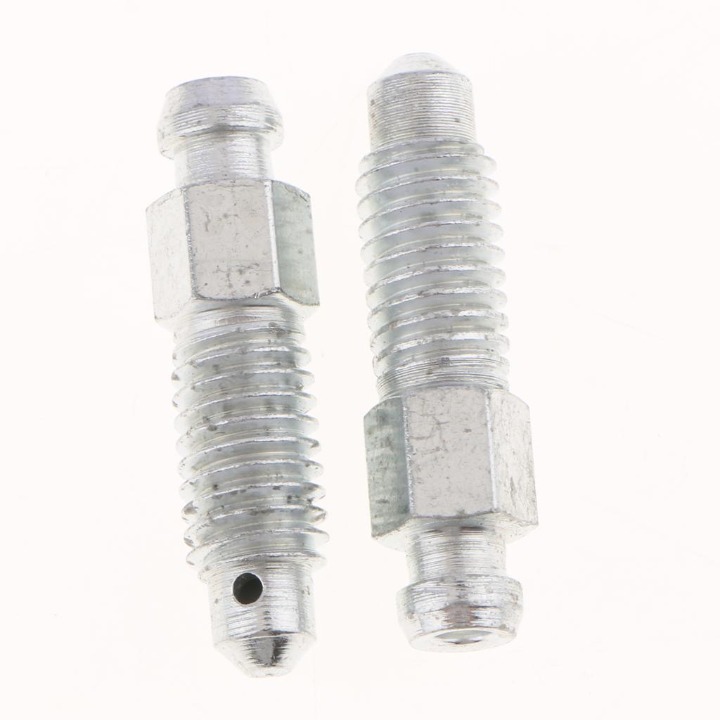 3x10 Pieces M8*1.25 Car Front Rear Brake Caliper Bleeder Screws 32mm