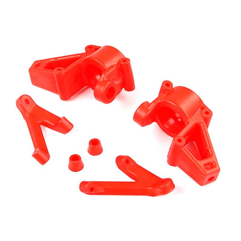 Front Wheel Bearing Seat Kit for 1/5 HPI ROFUN BAHA ROVAN KM BAJA 5B 5T 5SC Toys Parts RC Car Accessories-Red