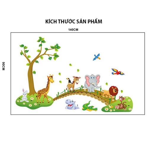 Sticker Decal dán tường Go to The ZOO