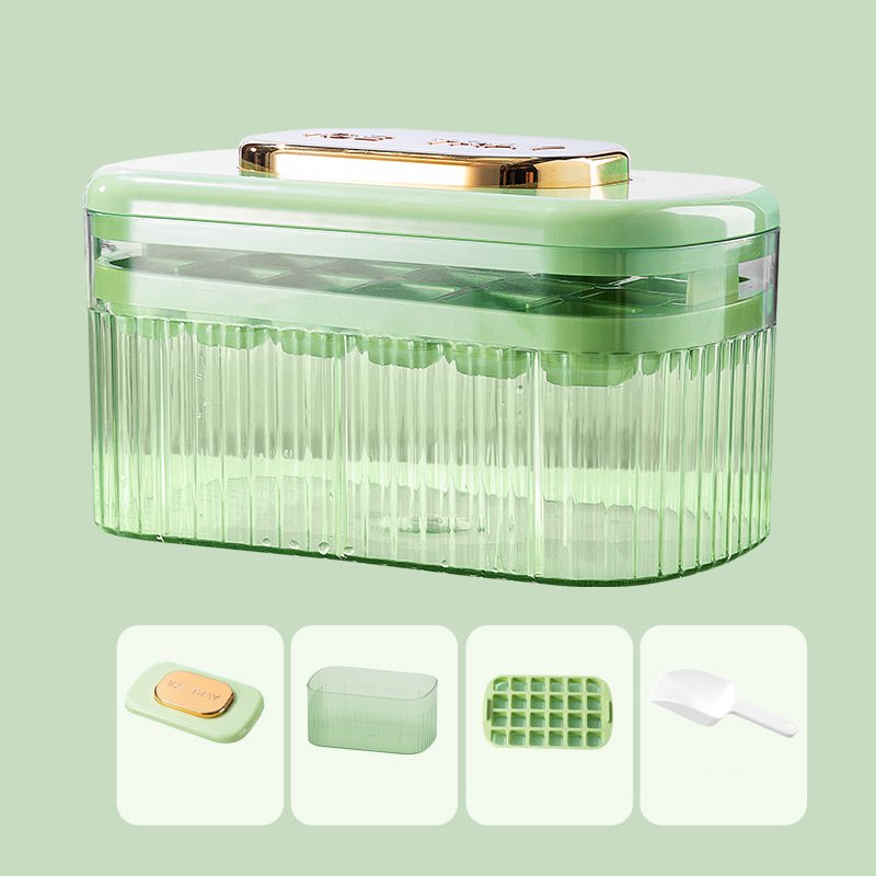 Bộ khay làm đá, ép lấy đá, đựng đá KACHEEG ICE TRAY cao cấp - Home and Garden