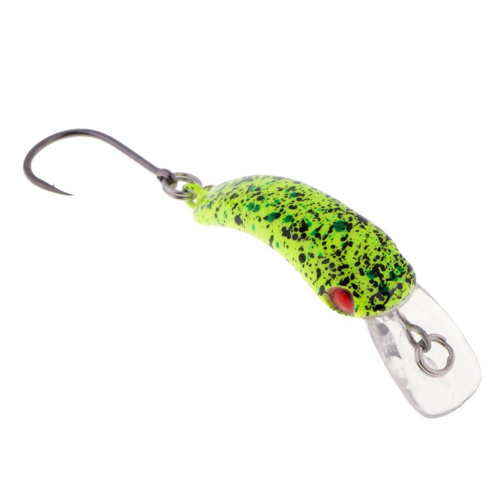 Mini Minnow Fishing Lure Artificial Hard Simulation Bait Crankbait Cyan