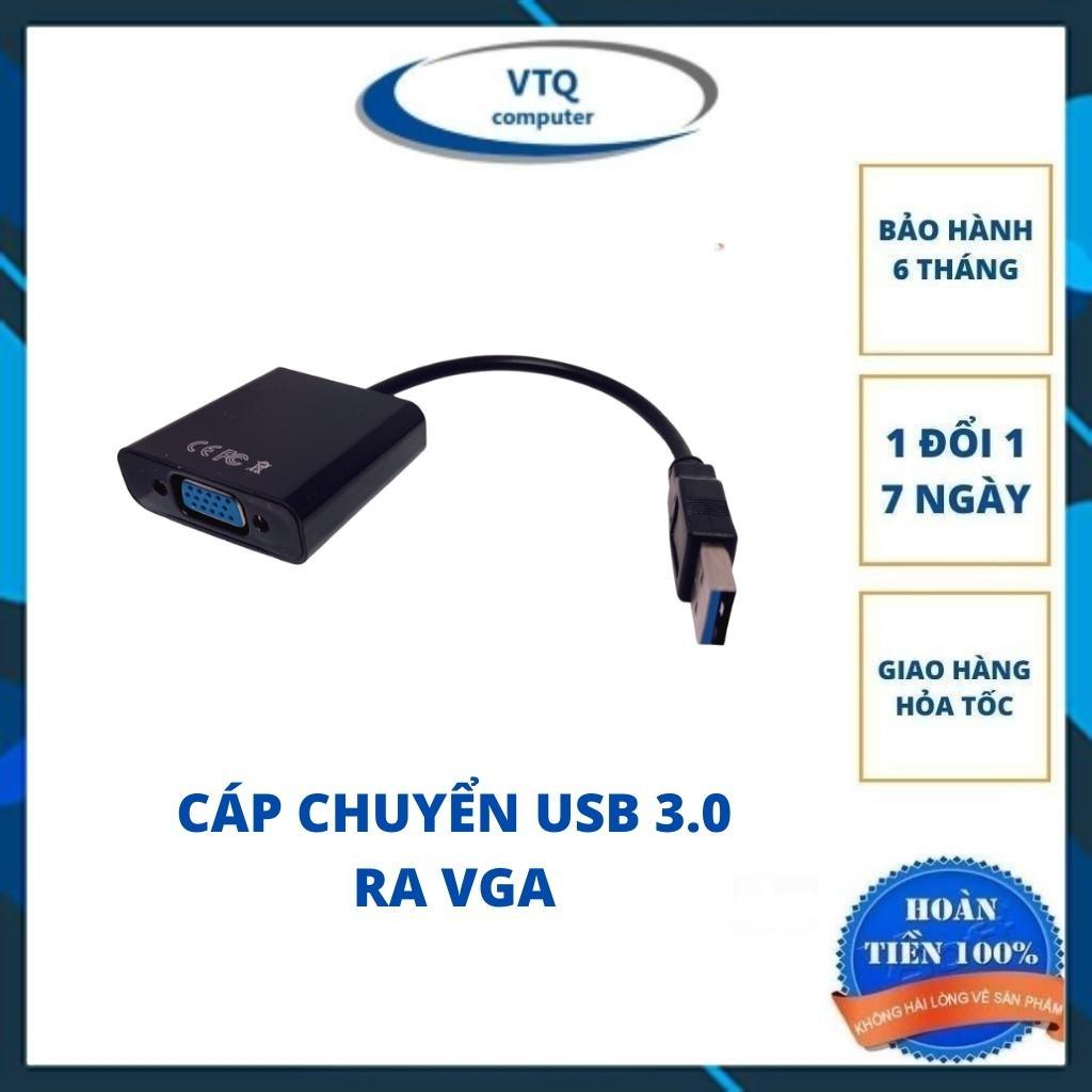 Đầu chuyển đổi usb 3.0 sang VGA 1080p cho laptop/pc/hdtv tương thích với windows xp 7/8/8.1/10