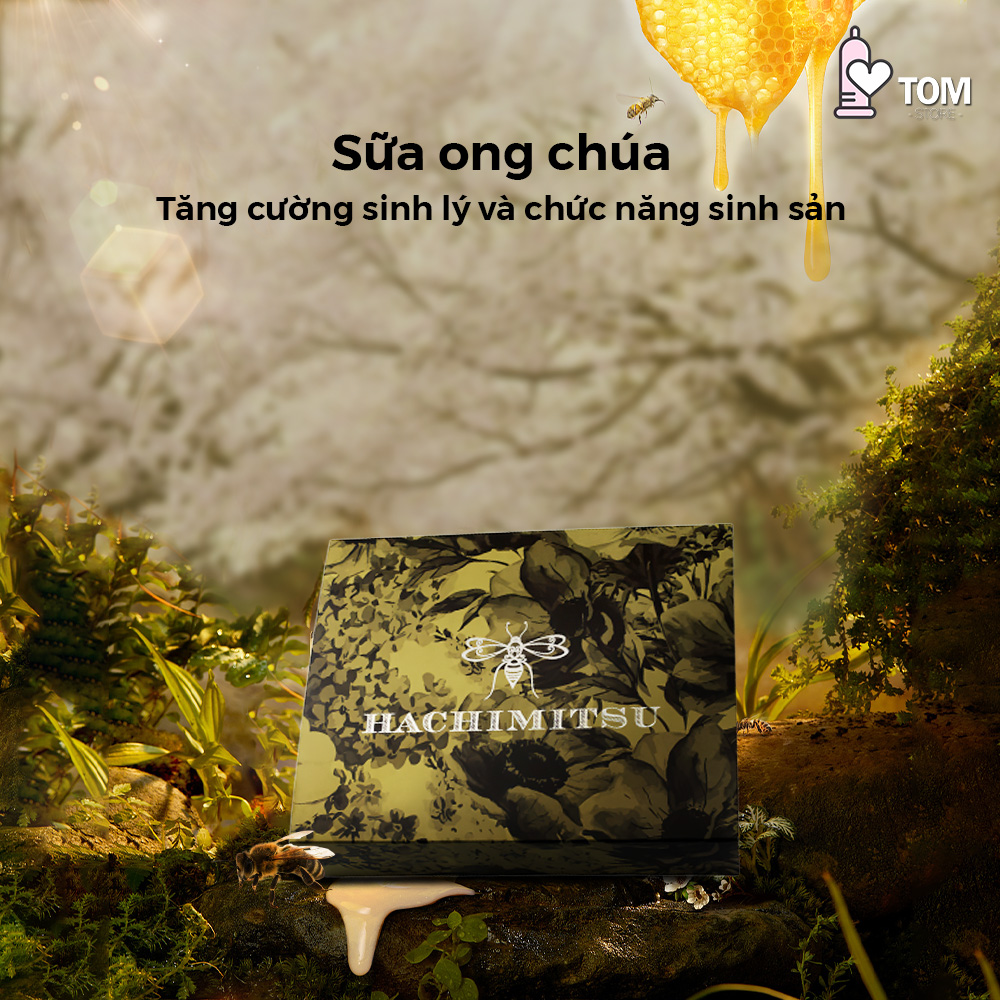 Bộ 5 gói tinh chất mật ong tăng cường sức khoẻ nam giới Hachimitsu | Gói 20g