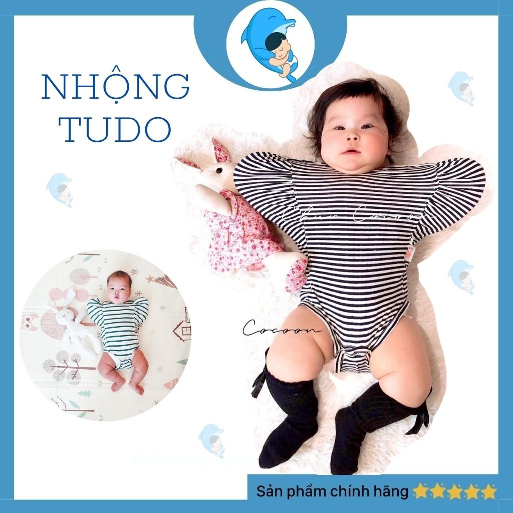 Nhộng Cocoon Hở Chân Nhộng Tudo Bé Ngủ Sâu Giảm Giật Mình, Mát, Co Dãn Cho Mùa Hè (hoặc K có điều hòa)