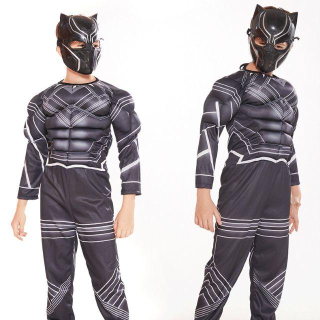 Trang Phục Hóa Trang Chiến Binh Báo Đen Black Panther, Bộ Đồ Hoá Trang Chiến Binh Báo Đen Trong Avengers Cho Bé