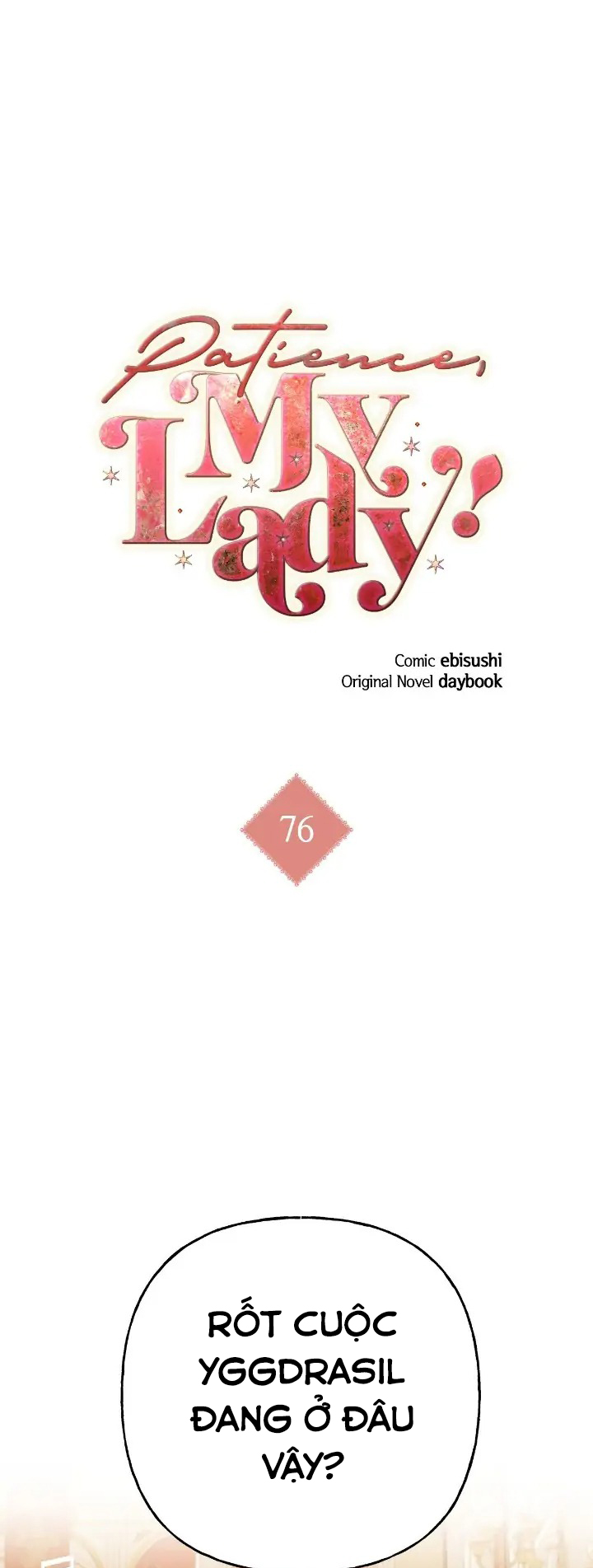 bình tĩnh nào, tiểu thư! chapter 76 4