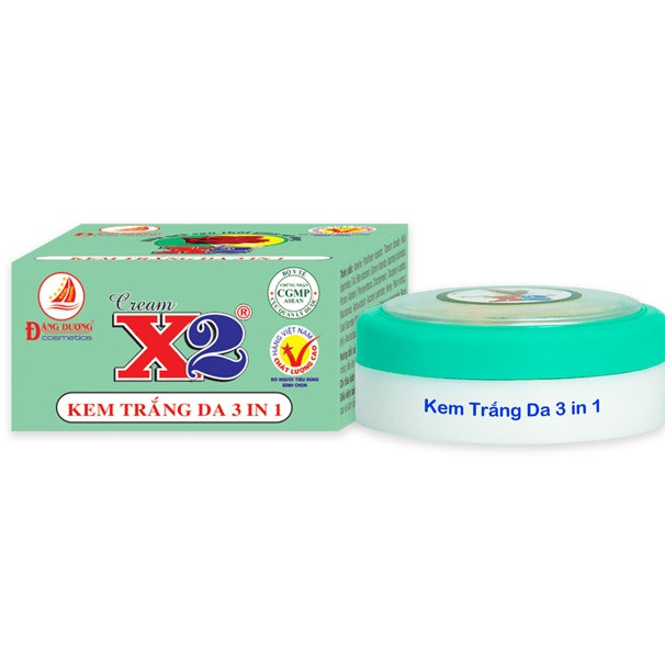 CREAM X2 - KEM TRẮNG DA 3IN1 - 5g