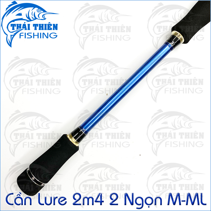 Cần Câu Lure Carbon Knight 2m4 2 Ngọn M - ML Chuyên Lóc, Chẽm, Tráp Cảm Giác