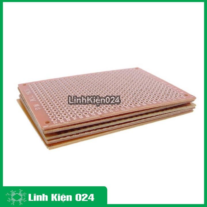 Phíp Đồng Lỗ - Bảng Mạch Đục Lỗ Sẵn PCB Nâu Kích Thước 5x7MM