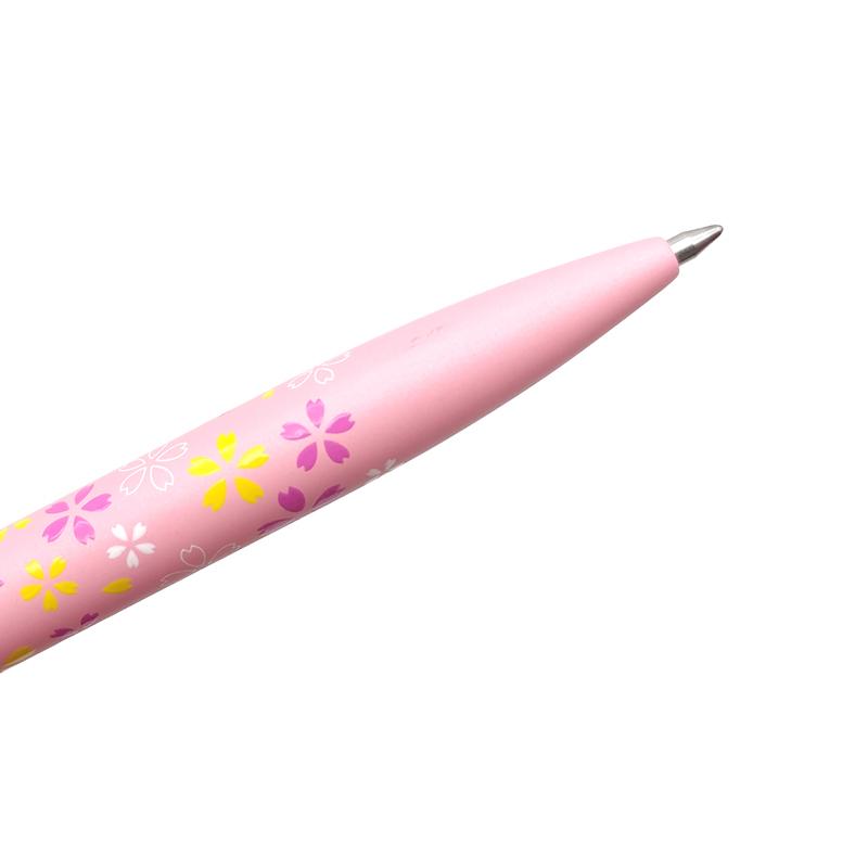 Bút Bi Nắp Vặn Cao Cấp Energel 0.7 mm - Pentel BL2007PS1-C - Màu Hồng - Mực Xanh